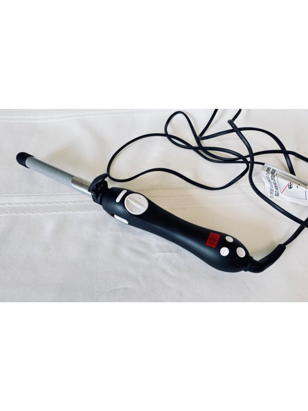 Beachwaver Co S.75 0.75" Ceramic Rotating Curling Iron Black Digital Display